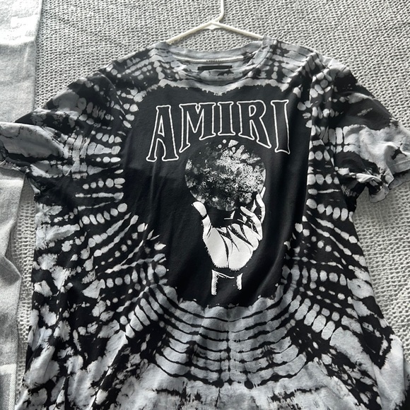 AMIRI Other - AMIRI BLACK TIE DYE SHORT SLEEVE MENS SHIRT